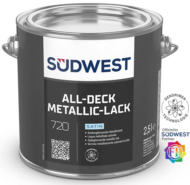 SÜDWEST All-Deck Metallic-Lack Satin