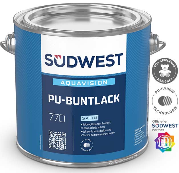 SÜDWEST AquaVision PU-Buntlack Satin