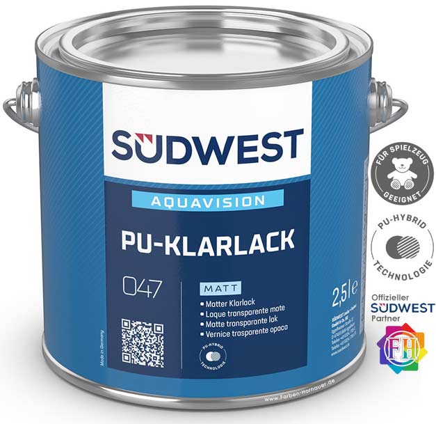 SÜDWEST AquaVision PU-Klarlack Matt
