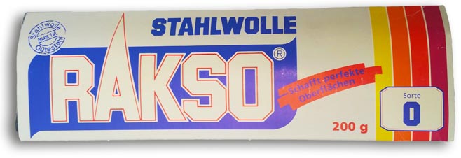 RAKSO Stahlwolle 200g fein/mittel